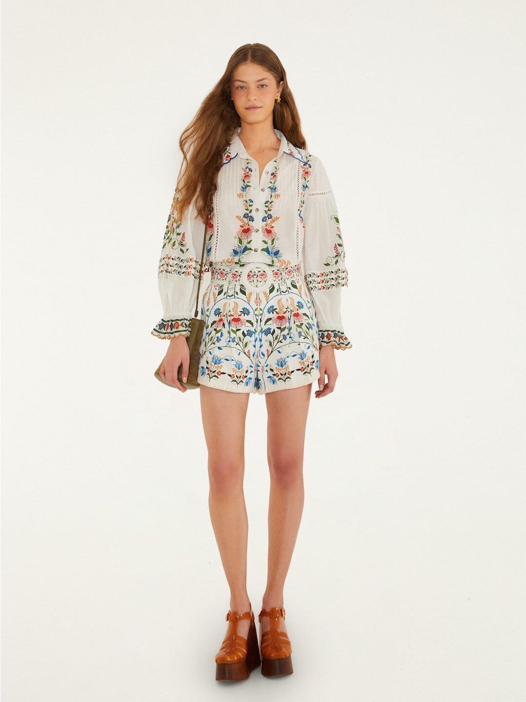 Farm Rio Fraga Print Shorts